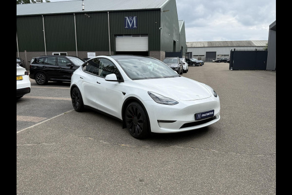Tesla Model Y Performance AWD 75 kWh 21 INCH TURBINE VELGEN | TESLA GARANTIE T/M 01-2028 OF 80.000 KM | ACCU & AANDRIJFLIJN GARANTIE T/M 01-2032 OF 192.000 KM | ALL IN RIJKLAAR PRIJS |
