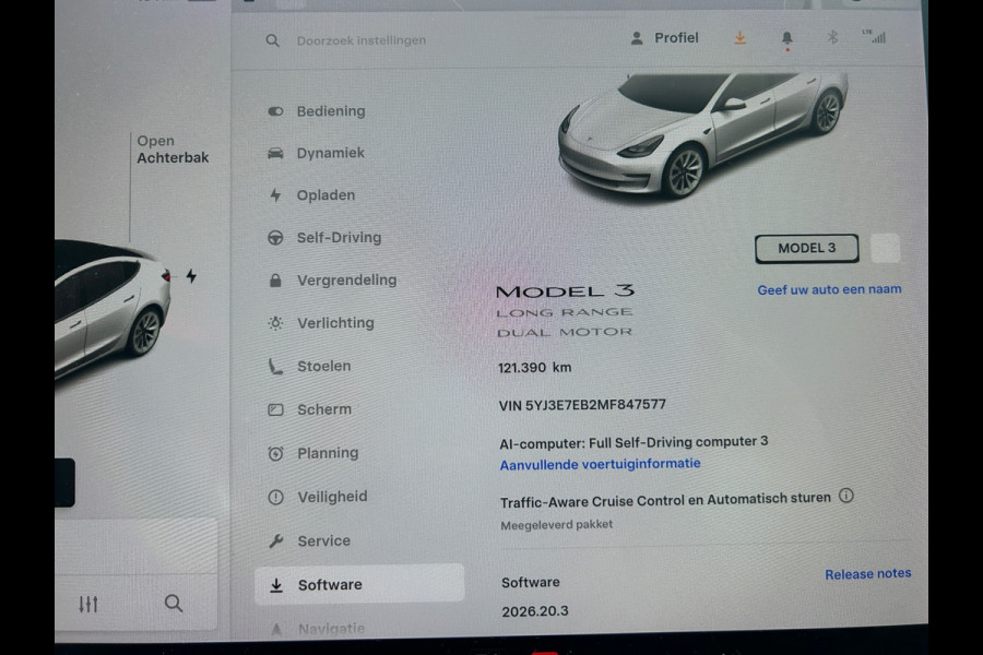 Tesla Model 3 Long Range AWD 75 kWh 92% SOH Warmtepomp NL-Auto Rijklaarprijs!