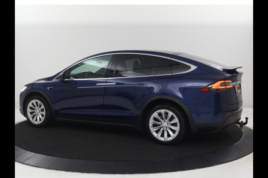 Tesla Model X Long Range | SOH 86% | Panoramadak | Trekhaak | 360 Camera | Stoel & Stuurverwarming | Adaptive cruise | Navigatie | DAB+ | Bluetooth | Climate control | Self-driving | Sfeerverlichting