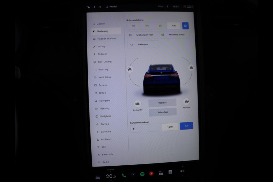 Tesla Model X Long Range | SOH 86% | Panoramadak | Trekhaak | 360 Camera | Stoel & Stuurverwarming | Adaptive cruise | Navigatie | DAB+ | Bluetooth | Climate control | Self-driving | Sfeerverlichting