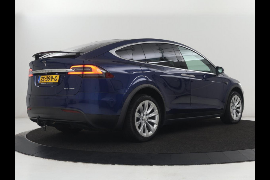 Tesla Model X Long Range | SOH 86% | Panoramadak | Trekhaak | 360 Camera | Stoel & Stuurverwarming | Adaptive cruise | Navigatie | DAB+ | Bluetooth | Climate control | Self-driving | Sfeerverlichting