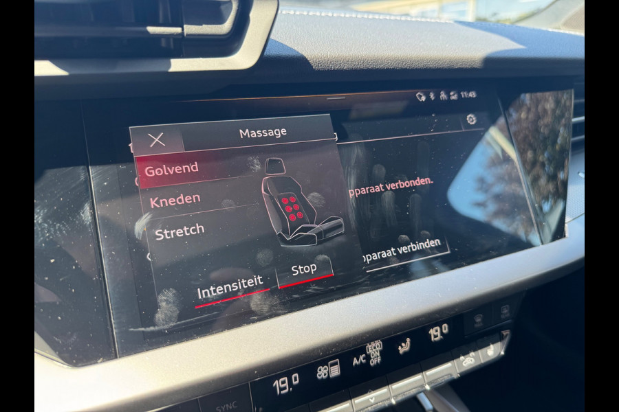 Audi A3 Sportback 40 TFSI e 3X S Line Pano Leder Massage Elektr stoelen