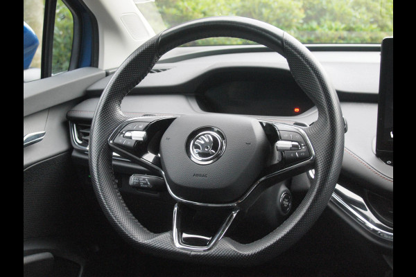 Škoda ENYAQ iV 80 First Edition | Camera | Trekhaak | Leer | Warmtepomp | Sfeerverlichting | Apple Carplay |