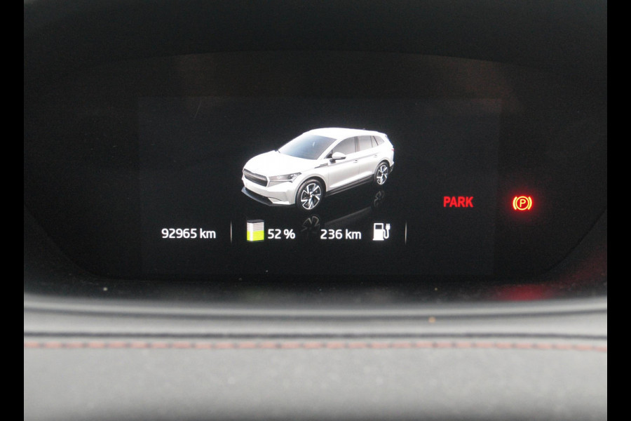 Škoda ENYAQ iV 80 First Edition | Camera | Trekhaak | Leer | Warmtepomp | Sfeerverlichting | Apple Carplay |