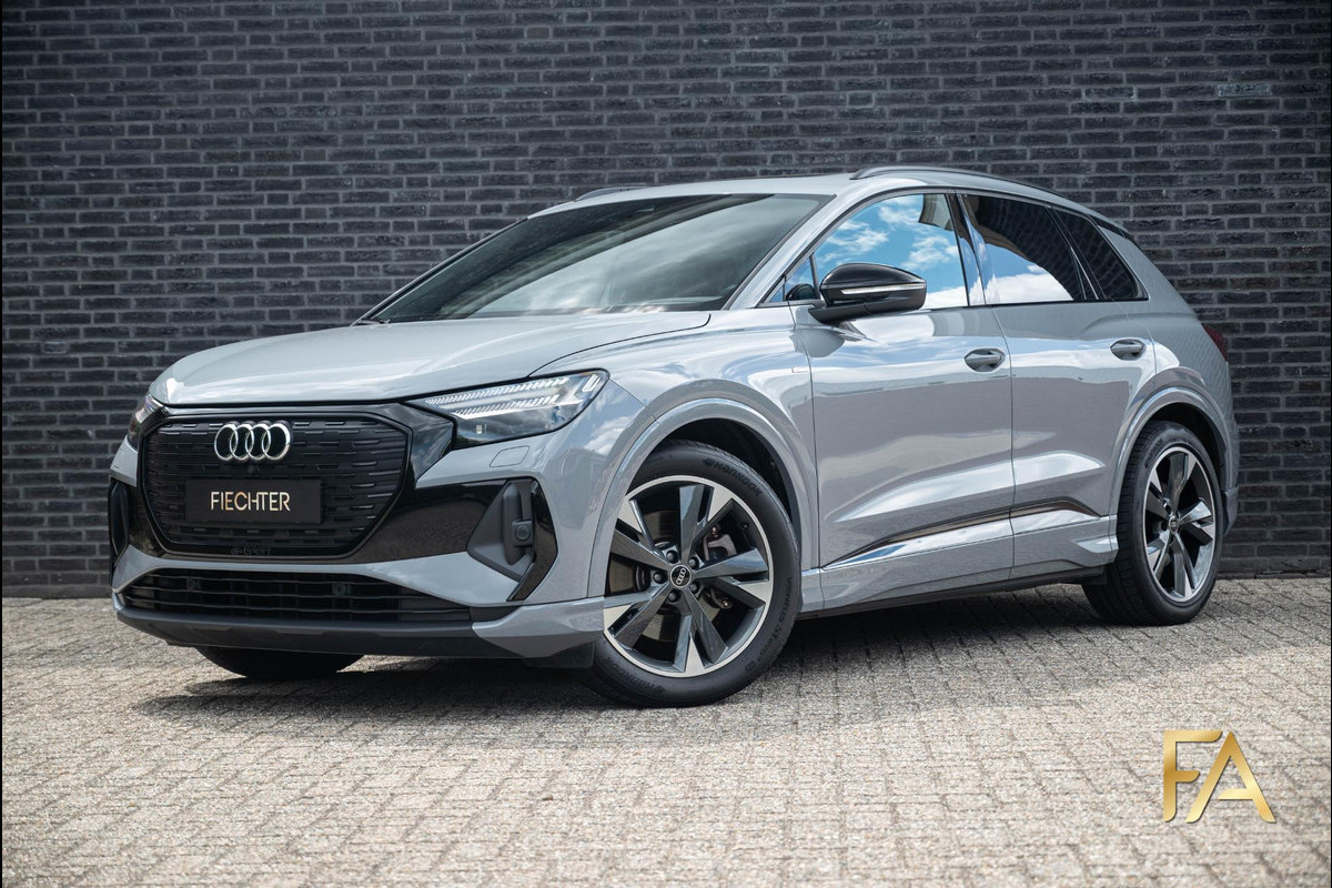 Audi Q4 e-tron 50 quattro S edition 77 kWh Panodak|Sline|kieselgrau|Sfeer