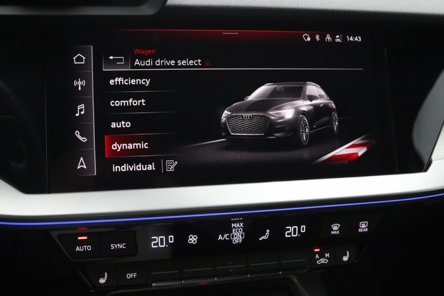 Audi A3 Sportback 40 TFSI e 204 PK S-Line Edition PHEV, RS-Sportstoelen, Stoelverwarming, LED
