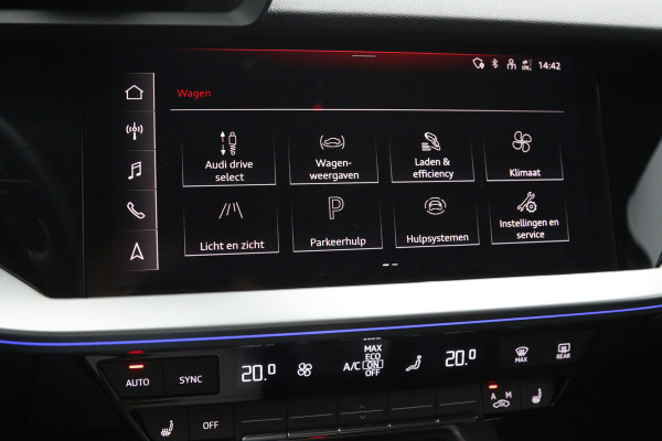 Audi A3 Sportback 40 TFSI e 204 PK S-Line Edition PHEV, RS-Sportstoelen, Stoelverwarming, LED
