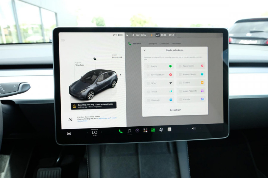 Tesla Model Y Long Range AWD 75 kWh 514 PK | Panoramadak | 360 Camera | LED Verlichting | CarPlay | Lichtmetalen Velgen | Elektrische Stoelen | Elektrische Klep | Navigatie |