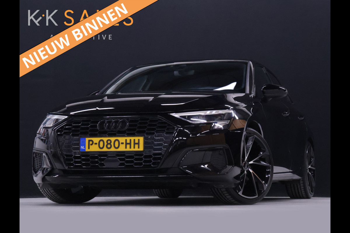 Audi A3 Sportback 35 TFSI Sport Black Edition [ADAPTIVE CRUISE, BANG & OLUFSEN, HEAD-UP, APPLE CARPLAY, TREKHAAK AFNEEMBAAR, ANDROID, MEMORY SEATS, STOELVERWARMING, VOL LEDER, PDC V+A, CLIMATE, NIEUWSTAAT]