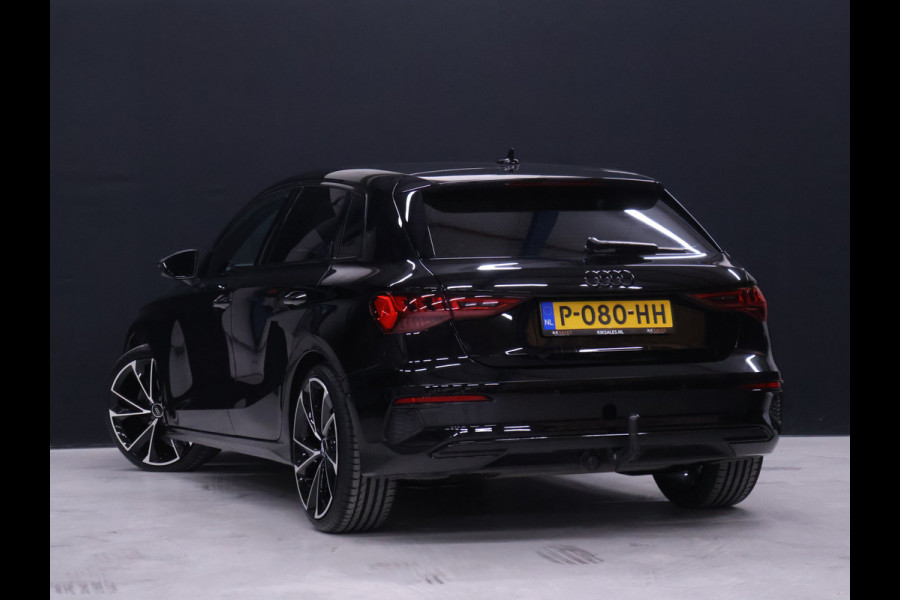Audi A3 Sportback 35 TFSI Sport Black Edition [ADAPTIVE CRUISE, BANG & OLUFSEN, HEAD-UP, APPLE CARPLAY, TREKHAAK AFNEEMBAAR, ANDROID, MEMORY SEATS, STOELVERWARMING, VOL LEDER, PDC V+A, CLIMATE, NIEUWSTAAT]