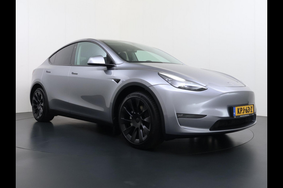 Tesla Model Y Long Range AWD 75 kWh SOH 94%| QUICKSILVER!| TESLA FABRIEKSGARANTIE TOT 02-2028/ 80.000KM | FABRIEKSGARANTIE OP ACCU & AANDRIJFLIJN TOT 2032 OF 192.000 KM | BTW VERREKENBAAR