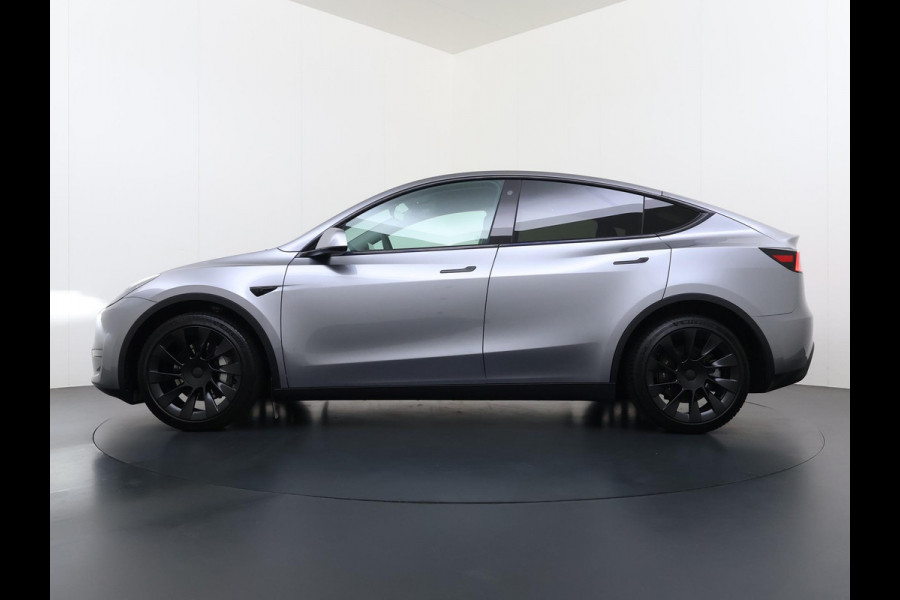 Tesla Model Y Long Range AWD 75 kWh SOH 94%| QUICKSILVER!| TESLA FABRIEKSGARANTIE TOT 02-2028/ 80.000KM | FABRIEKSGARANTIE OP ACCU & AANDRIJFLIJN TOT 2032 OF 192.000 KM | BTW VERREKENBAAR