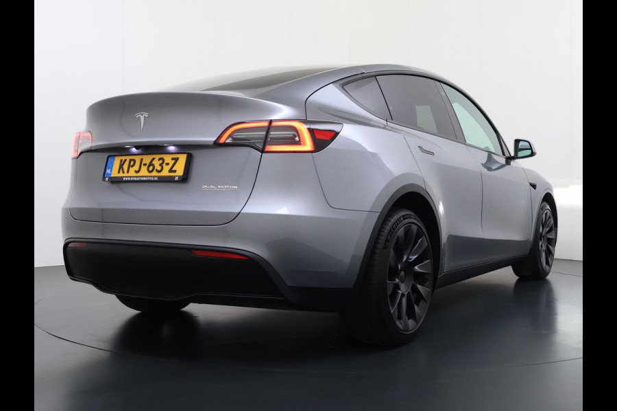 Tesla Model Y Long Range AWD 75 kWh SOH 94%| QUICKSILVER!| TESLA FABRIEKSGARANTIE TOT 02-2028/ 80.000KM | FABRIEKSGARANTIE OP ACCU & AANDRIJFLIJN TOT 2032 OF 192.000 KM | BTW VERREKENBAAR