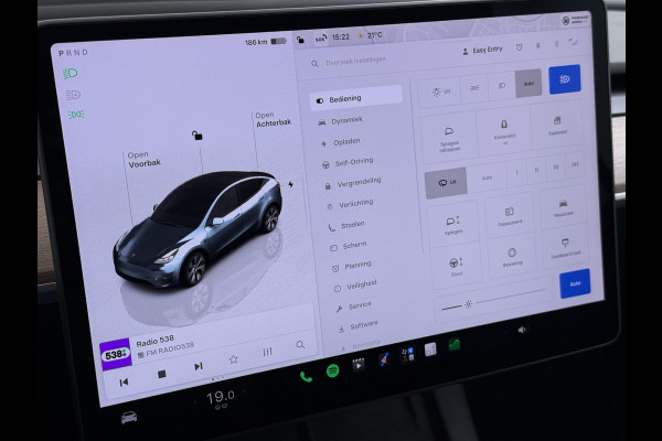 Tesla Model Y Long Range AWD 75 kWh SOH 94%| QUICKSILVER!| TESLA FABRIEKSGARANTIE TOT 02-2028/ 80.000KM | FABRIEKSGARANTIE OP ACCU & AANDRIJFLIJN TOT 2032 OF 192.000 KM | BTW VERREKENBAAR