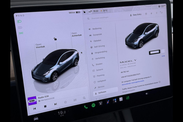 Tesla Model Y Long Range AWD 75 kWh SOH 94%| QUICKSILVER!| TESLA FABRIEKSGARANTIE TOT 02-2028/ 80.000KM | FABRIEKSGARANTIE OP ACCU & AANDRIJFLIJN TOT 2032 OF 192.000 KM | BTW VERREKENBAAR