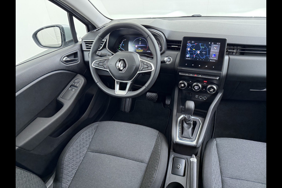 Renault Clio 1.6 E-Tech Hybrid Keyless Apple/Android Lane-dep. CruiseControl Usb Navi Regensensor Aut.Verlichting Isofix Ecc Pdc Dab Bordherkenning Elek.Ramen/Spiegels 140 Zen