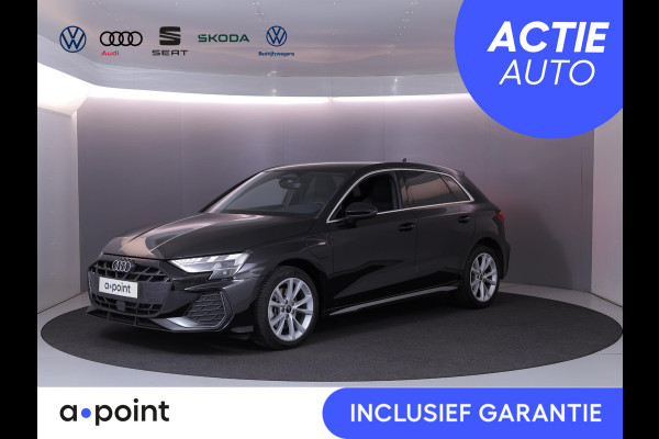Audi A3 Sportback 40 TFSI e S edition 204 pk S-tronic | Verlengde garantie | Parkeersensoren (Park assist) | Achteruitrijcamera | Adaptieve cruise control | Autom. airco (3 zones) | S-Line |
