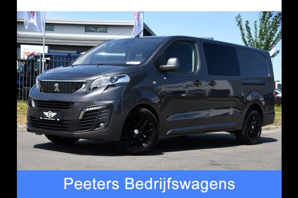 Peugeot Expert 2.0 BlueHDI 180 L3 DC PB Edition 360 Camera, Cruise, Carplay, 2 x Schuifdeur, 177pk, Automaat, Trekhaak, Multimedia, Clima, Uniek!