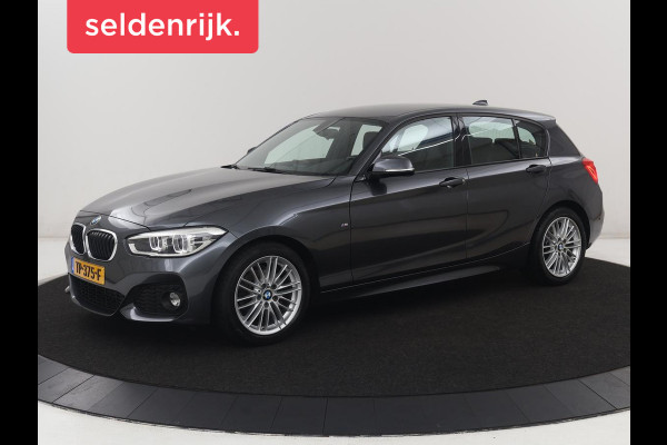 BMW 1-serie 118i High Executive M-SPORT | Leder | Full LED | Climate control | Stoelverwarming | Park assist | Cruise control | DAB | Bluetooth | Sfeerverlichting |