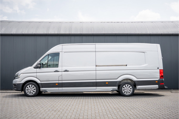 Volkswagen Crafter 2.0 TDI XL L5H3 | 177 PK | Rijplaten | Automaat | LED | Camera | Carplay | Schuifdeur L+R | PDC | Trekhaak