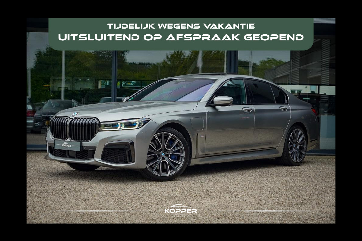BMW 7 Serie 745e High Executive / M-Sport / Schuifdak / Massage / Co-Pilot / Bowers&Wilkins / Alcantara Hemel / Laser