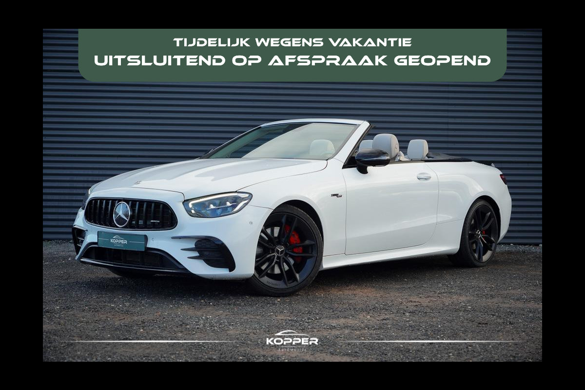 Mercedes-Benz E-Klasse Cabrio 300 AMG Line / 53 AMG Uitgevoerd / Carbon / Stoelverwarming