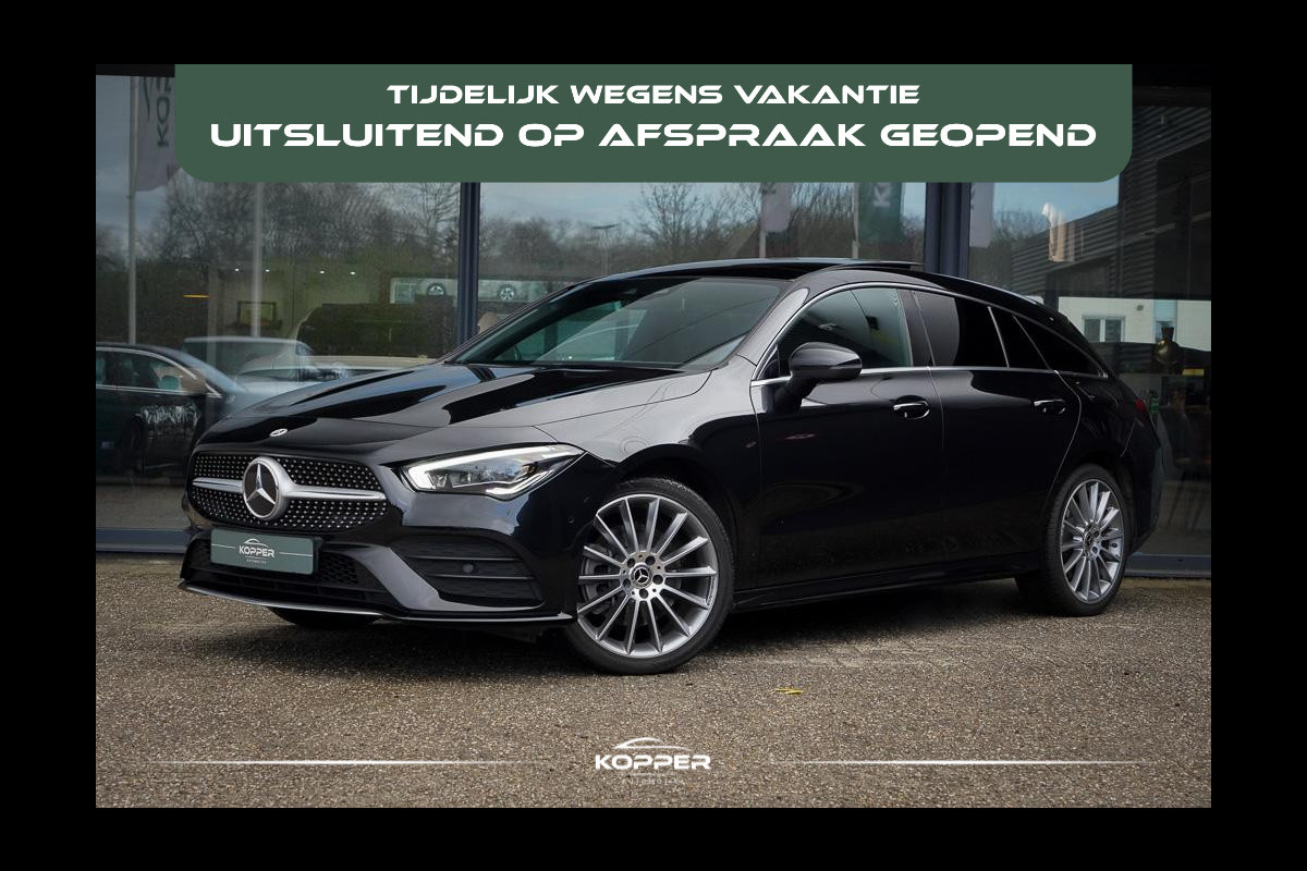 Mercedes-Benz CLA-Klasse 250e AMG Line / Pano / Sfeerverlichting / SOH 96,1 / Stoelverwarming+Ventilatie / Leder / HUD
