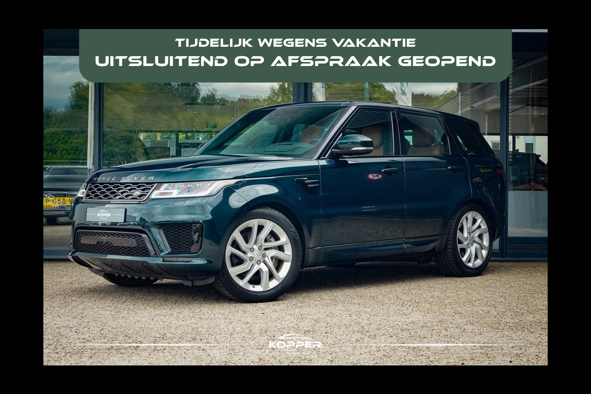 Land Rover Range Rover Sport 2.0 P400e HSE Dynamic / SVO British Racing Green / Pano / Drive Pro / Trekhaak / Incl BTW