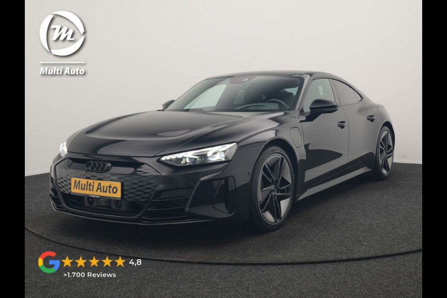 Audi e-tron GT 93 kWh 476pk Dealer O.H | Panodak | Head Up | Adaptive Cruise | Bang & Olufsen | 360 Camera | Lederen Sportstoelen Verwarmd & Ventilatie | Keyless | Blis | Navigatie | Virtual | DAB | 21"L.M |
