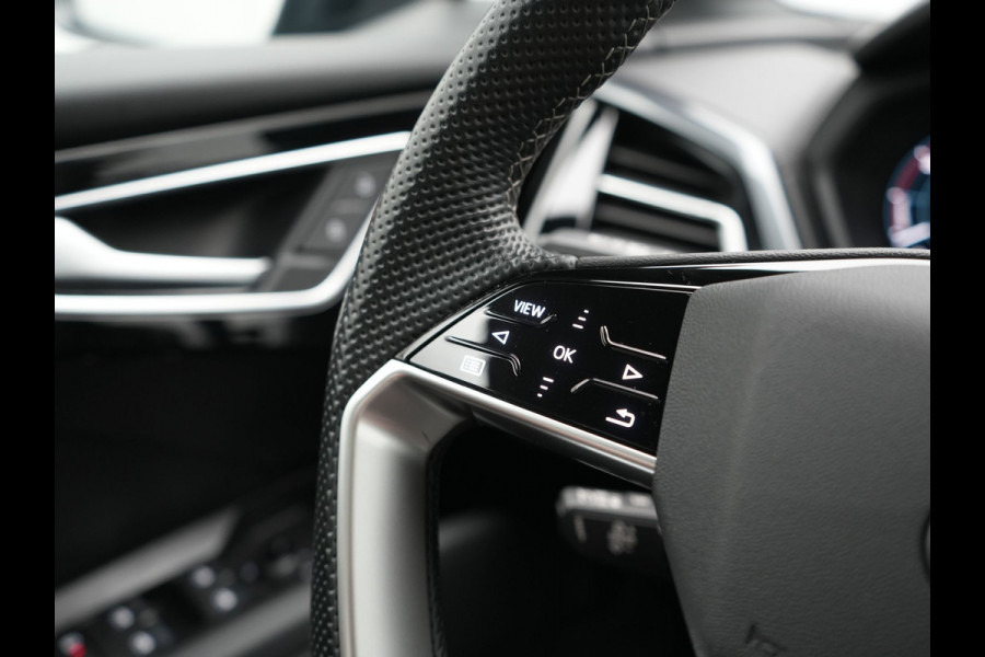 Audi Q4 e-tron 50 quattro S Line 82 kWh 299pk Dealer O.H | Trekhaak Af Fabriek | Panodak | Adaptive Cruise | Camera | Lederen Sportstoelen Memory & Verwarmd | Matrix LED | BLIS | Keyless | Navigatie | Virtual | DAB | 20"L.M |