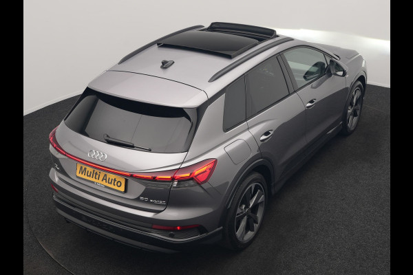 Audi Q4 e-tron 50 quattro S Line 82 kWh 299pk Dealer O.H | Trekhaak Af Fabriek | Panodak | Adaptive Cruise | Camera | Lederen Sportstoelen Memory & Verwarmd | Matrix LED | BLIS | Keyless | Navigatie | Virtual | DAB | 20"L.M |