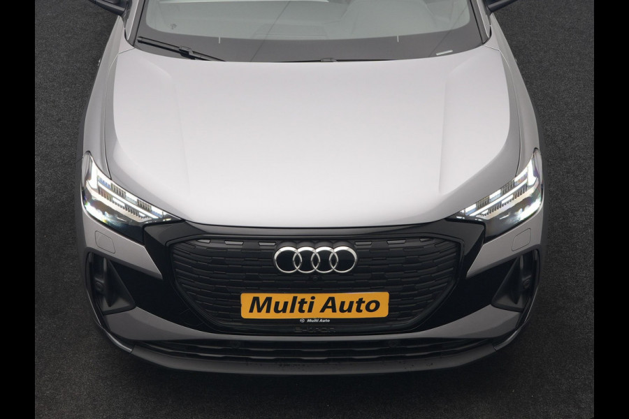 Audi Q4 e-tron 50 quattro S Line 82 kWh 299pk Dealer O.H | Trekhaak Af Fabriek | Panodak | Adaptive Cruise | Camera | Lederen Sportstoelen Memory & Verwarmd | Matrix LED | BLIS | Keyless | Navigatie | Virtual | DAB | 20"L.M |