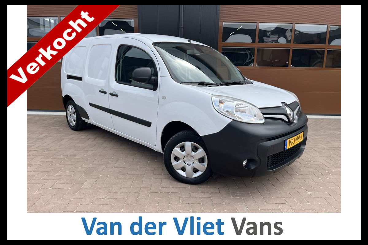 Renault Kangoo Maxi 1.5 Blue dCi 115pk E6 R-link BPM Vrij! Lease €168 p/m, Airco, Navi, PDC, 2x Schuifdeur, Trekhaak, Volledig onderhoudshistorie aanwezig