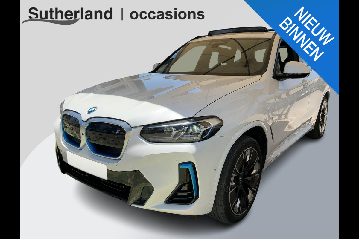 BMW iX3 High Executive 80 kWh | M Pakket | Panoramadak | 360 graden camera | Sportstoelen | Harman/kardon | Keyless entry | Elektrische achterklep | Stoelverwarming | Head Up Display