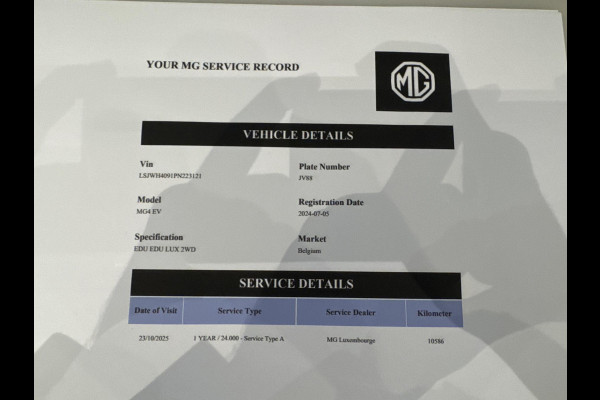 MG Mg4 electric Luxury 64 kWh |360 CAMERA| 7 JAAR MG GARANTIE T/M 07-2031| ELEK. STOEL| DODE HOEK SENSOR| STOEL + STUURVERWARMING| ADAPTIVE CRUISE CONTROL | RIJKLAAR PRIJS |