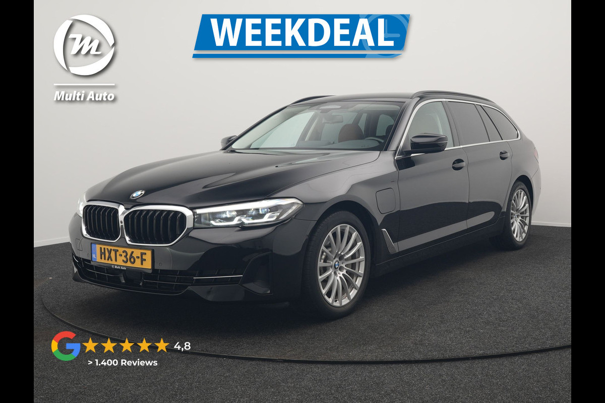 BMW 5 Serie Touring 530e xDrive Business Edition Plus PHEV 293pk Dealer O.H | Trekhaak af Fabriek | Adaptive Cruise | 360 Camera | M Sportstuur | Keyless | BLIS | Plug In Hybrid