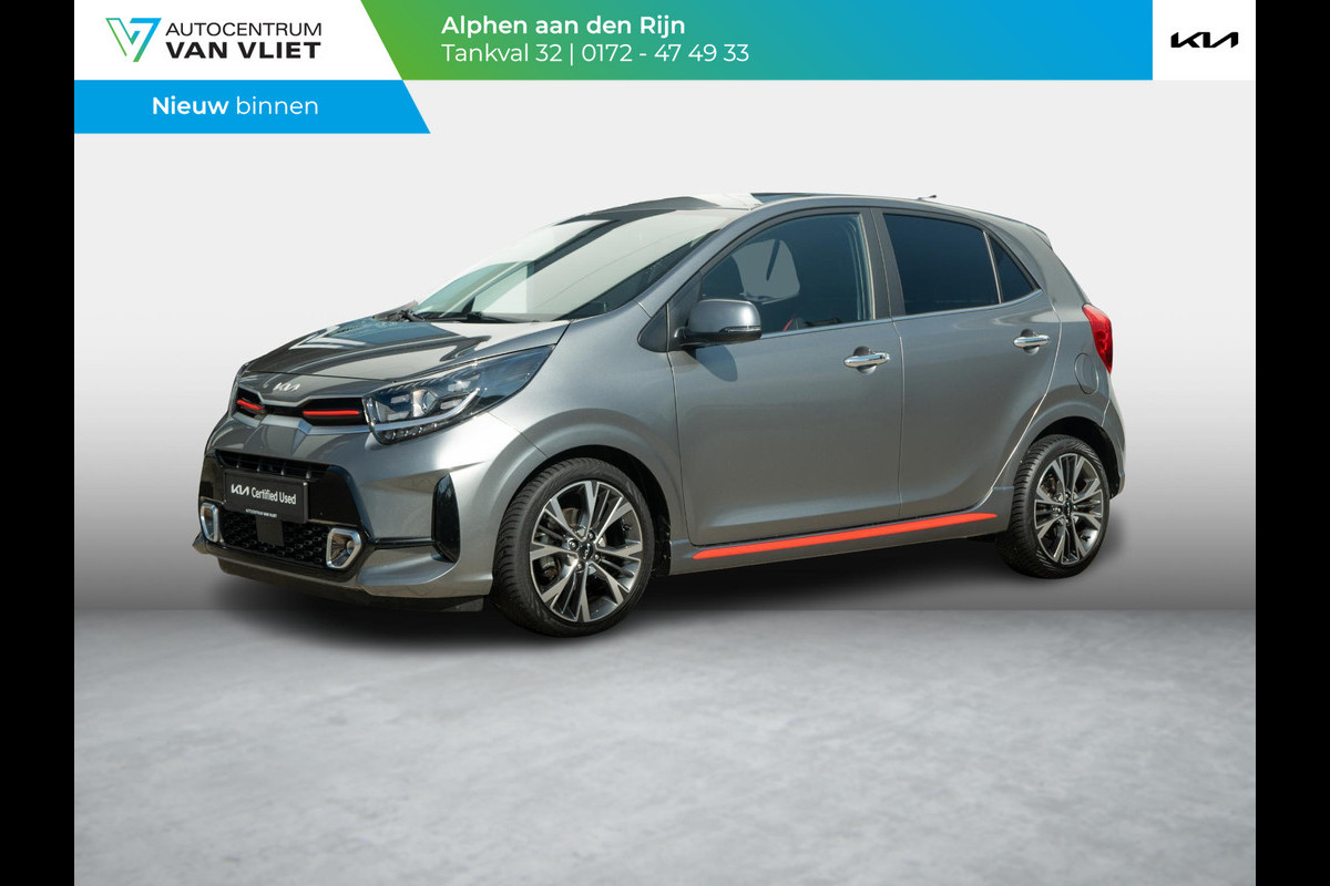 Kia Picanto 1.0 T-GDi GT-Line 5p | 100PK | Schuifkanteldak | Stoel en stuurverwarming |