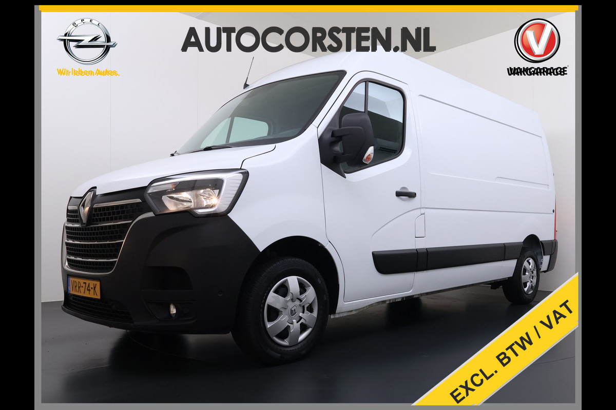 Renault Master T35 2.3 dCi 150 L2H2 Camera Navi Dab Trekhaak Lane-dep. Treeplanken Apple/Android CruiseControl Pdc Elek.Ramen/Spiegels Aut.Verlichting Start/Stop Armsteun Mistlampen Energy Comfort