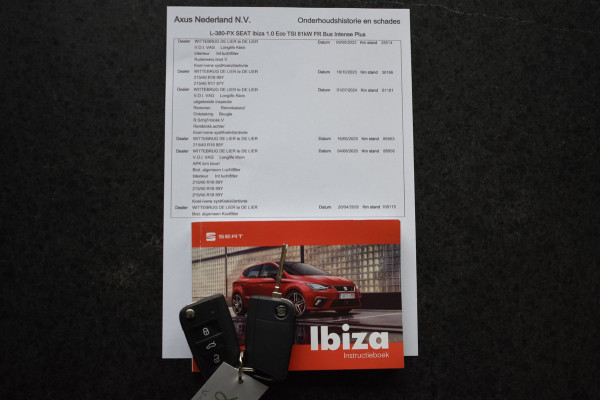 Seat Ibiza 1.0 TSI FR Business Intense Plus | STOELVERWARMING | ADAPT. CRUISE CONTROLE | BEATS | CAMERA | NAP | APPLE CARPLAY