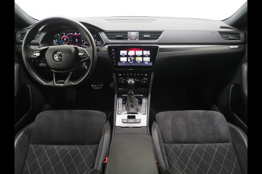 Škoda Superb Combi 1.4 TSI iV Sportline | Leder/Alcantara | Trekhaak | Carbon | 360 | Memory | Keyless | Adaptive Cruise