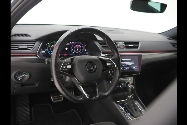 Škoda Superb Combi 1.4 TSI iV Sportline | Leder/Alcantara | Trekhaak | Carbon | 360 | Memory | Keyless | Adaptive Cruise