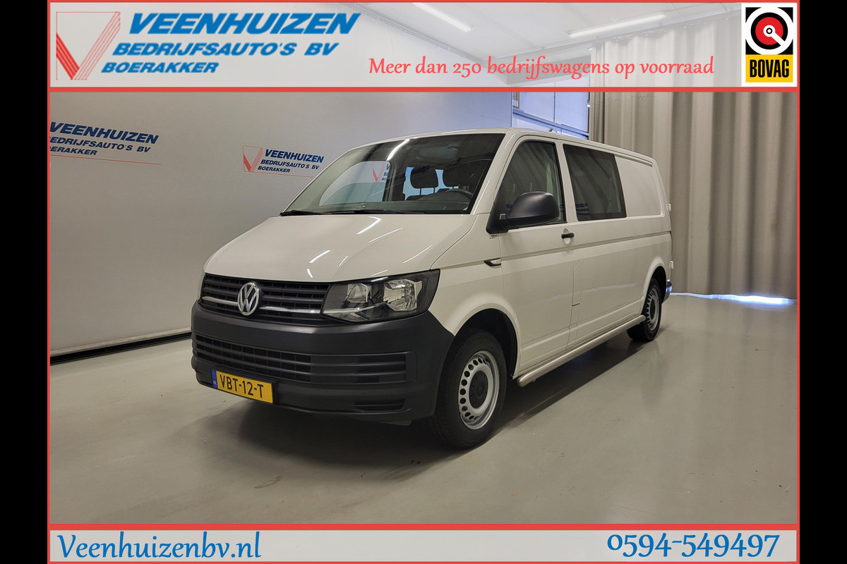 Volkswagen Transporter 2.0TDI L2/H1 Dubbele Cabine Euro 6!
