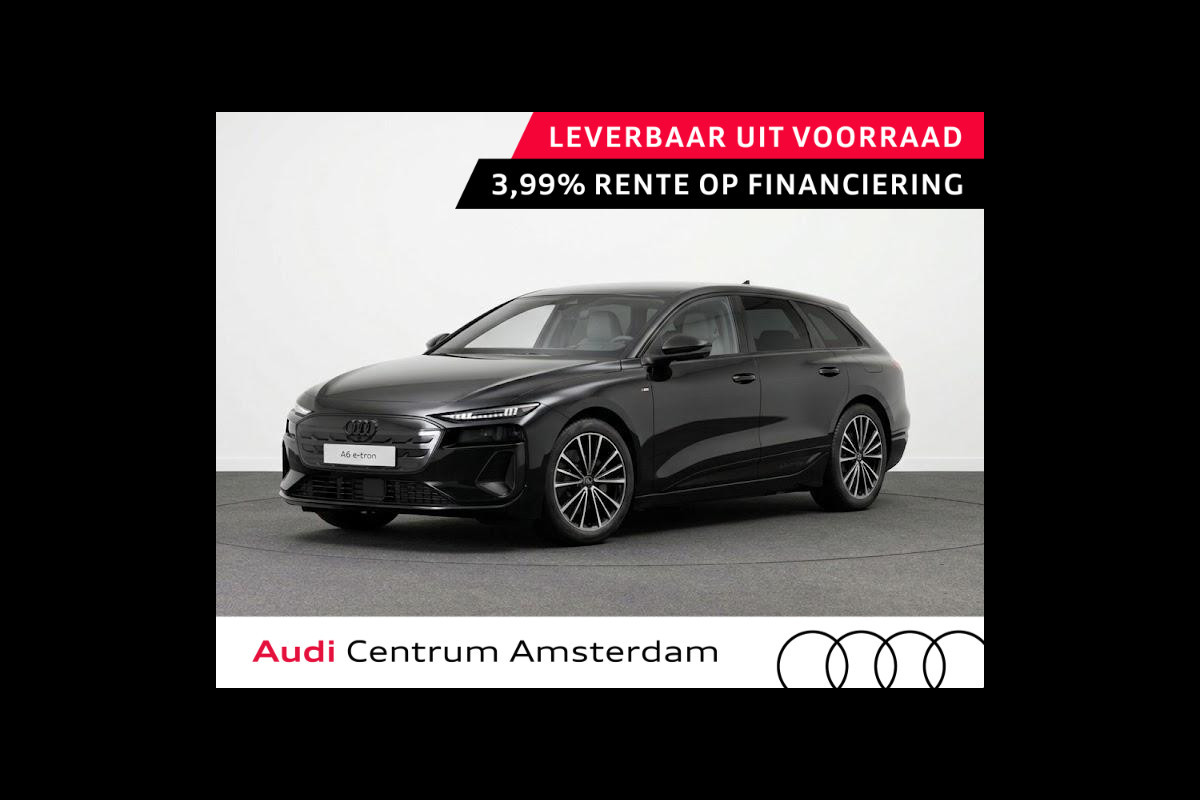 Audi A6 Avant e-tron S edition 83 kWh 286 pk | Optiekpakket zwart-glanzend | Sportstoel leder zwart | Privacy glas | Trekhaak, elektr. wegklapbaar |