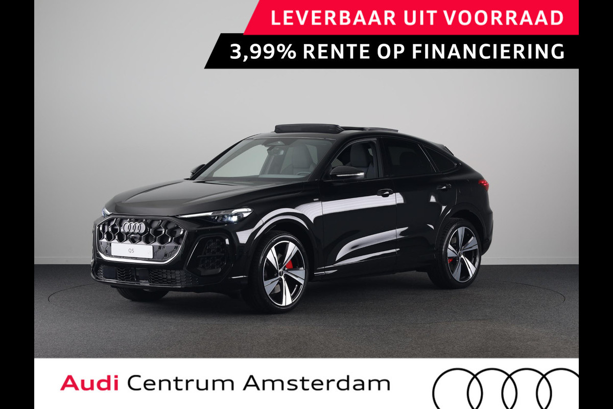 Audi Q5 Sportback S edition e-hybrid 367 pk | Panorama-glasdak | B&O 3D sound | Trekhaak, elektr | Stoelventilatie voor |
