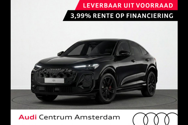 Audi Q5 Sportback S edition e-hybrid 299 pk | Techniekpakket plus | Panorama-glasdak | Adaptieve luchtvering | Sportstoel S leder-kunstl zwart |