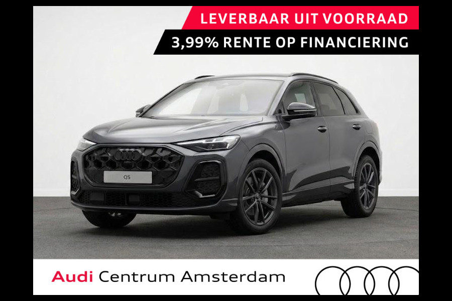 Audi Q5 S edition e-hybrid 299 pk |  Panorama-glasdak |  Techniekpakket plus |  Trekhaak, elektr. wegklapbaar |  MMI bijrijdersdisplay |