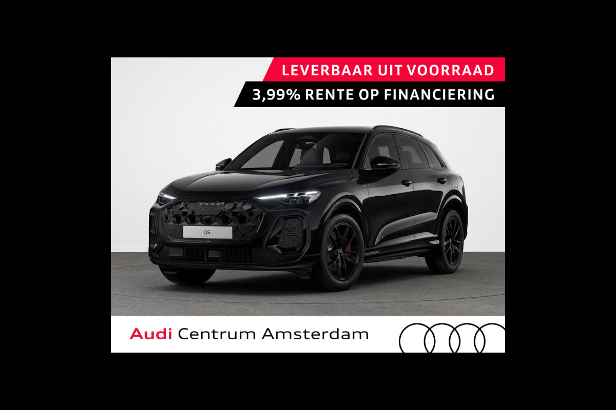 Audi Q5 S edition e-hybrid 299 pk | Panorama-glasdak | Techniekpakket plus | Trekhaak, elektr. wegklapbaar | Geheugen bestuurdersstoel |