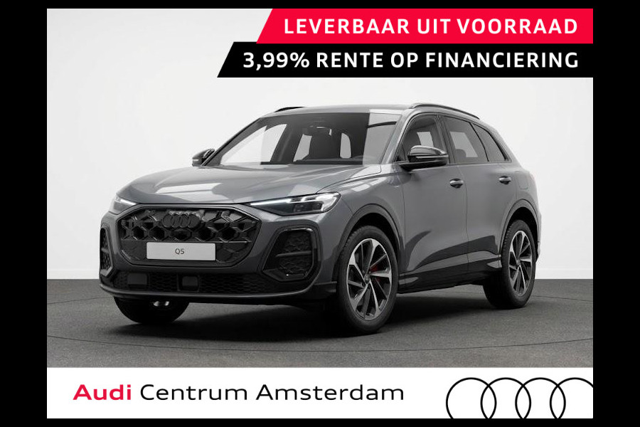 Audi Q5 S edition Competition e-hybrid 367 pk | B&O sound system | Glazen panoramadak | MMI Bijrijdersdisplay | Trekhaak elektrisch wegklapbaar |