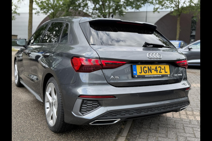 Audi A3 Sportback 35 TFSI S edition | 3X S-LINE IN & EXTERIEUR + ONDERSTEL | MILD-HYBRIDE  | NAVI + CARPLAY | STOELVERWARMING | CAMERA | ALL SEASON BANDEN | FULL LED | RIJKLAAR MET 12 MND BOVAG GARANTIE |