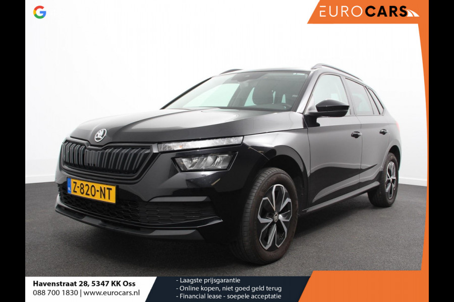 Škoda Kamiq 1.0 TSI 110pk DSG Blackline Navigatie Apple Carplay/Android Auto Adaptive Cruise Control Stoelverwarming Led Climatronic